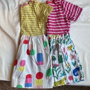 Adorable Mini Boden (2-3) Short Sleeve Dresses with pockets.
